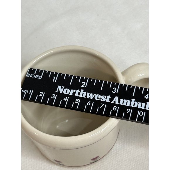 Hartstone Hand Painted Poseys Coffee Tea Mug Circa 1970’s Hot Cocoa - Picture 4 of 5